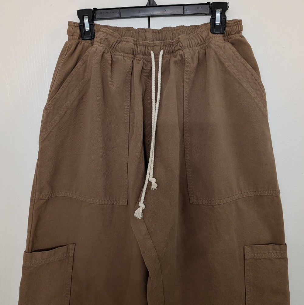 Big Bud Press Wide Leg Cargo Pants in Brown - Picture 4 of 15